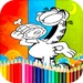 ロゴ Coloring Garfield Games 記号アイコン。
