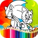 ロゴ Coloring Sonic Games 記号アイコン。