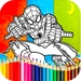 商标 Coloring Spiderman Games 签名图标。