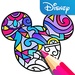 商标 Colour By Disney 签名图标。