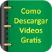 商标 Como Descargar Videos Gratis 签名图标。