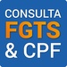 ロゴ Consulta Fgts E Cpf 記号アイコン。