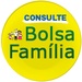 商标 Consulte Bolsa Familia 签名图标。