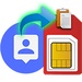 Le logo Contacts To Sim Card Manage Your Contacts Icône de signe.