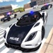 Le logo Cop Duty Police Car Simulator Icône de signe.