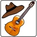 ロゴ Country Music Full Free 記号アイコン。