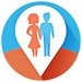 Logotipo Couple Tracker De Graca Icono de signo