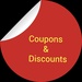 Logotipo Coupons And Discounts Icono de signo
