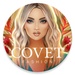 Le logo Covet Fashion Shopping Game Icône de signe.