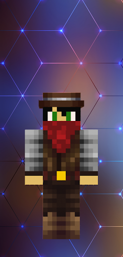 Image 3Cowboy Skins For Minecraft Icône de signe.