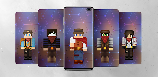 Image 5Cowboy Skins For Minecraft Icône de signe.