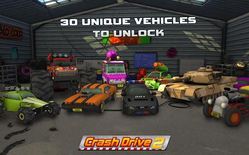 画像 0Crash Drive 2 Racing 3d Game 記号アイコン。