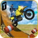 ロゴ Crazy Bike Stunts 3d 記号アイコン。