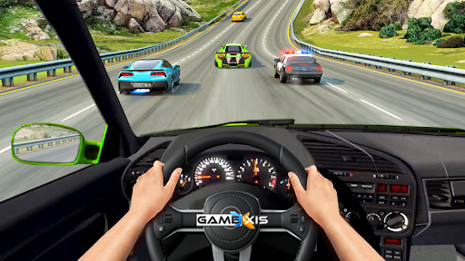 图片 1Crazy Car Racing 3d Car Game 签名图标。