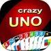 Le logo Crazy Uno 3d Icône de signe.