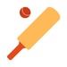 ロゴ Cricket News 記号アイコン。