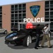Le logo Crime City Police Driver Icône de signe.