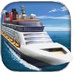 Le logo Cruise Ship 3d Simulator Icône de signe.