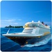 商标 Cruise Ship Real Simulator 签名图标。