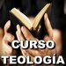 ロゴ Curso De Teologia 記号アイコン。