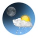 Le logo Cute Weather Icône de signe.