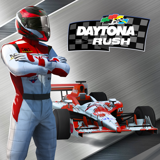 Le logo Daytona Rush Simulador De Cor Icône de signe.