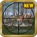ロゴ Deer Hunting 3d 記号アイコン。