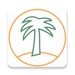 Le logo Desert Island Icône de signe.