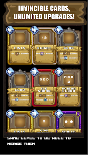 immagine 3Dice Dungeon Deck Building Roguelike Pixel Icona del segno.