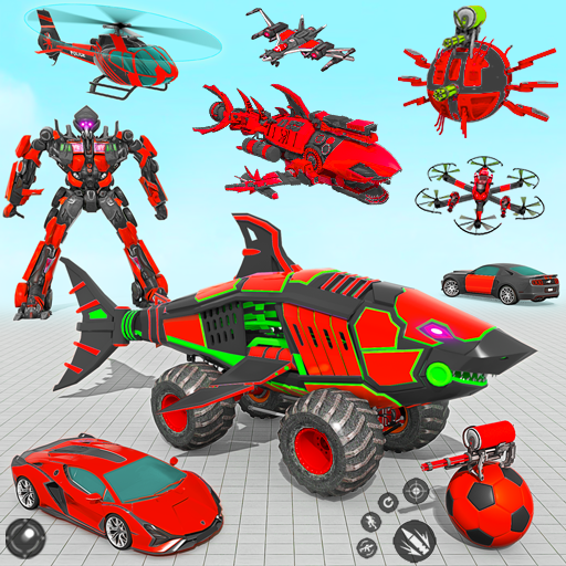图片 0Dino Robot Car Transform Games 签名图标。
