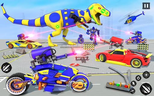 图片 3Dino Robot Car Transform Games 签名图标。