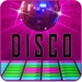 商标 Disco Music Radio 签名图标。