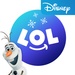 Le logo Disney Lol Icône de signe.