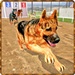 商标 Dog Stunt Training 3d 签名图标。