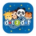 ロゴ Dot2dot Kids Learning 記号アイコン。