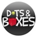 Le logo Dots And Boxes Icône de signe.