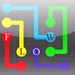 Le logo Dots And Flows Connect Icône de signe.