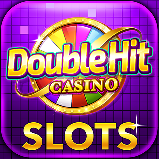 Logotipo Double Hit Casino Slots Icono de signo
