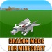 Le logo Dragon Mods For Minecraft Icône de signe.