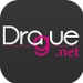 ロゴ Drague Net 記号アイコン。