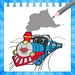 presto Draw Colouring Pages Thomas Train Friends By Fans Icona del segno.