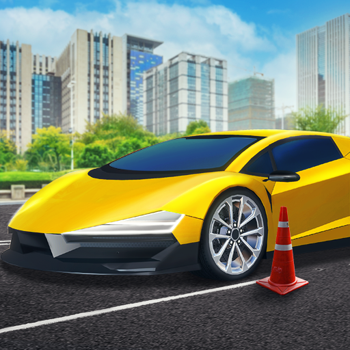 Le logo Driving Academy 2 Car Games Icône de signe.
