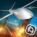 Le logo Drone Shadow Strike 3 Icône de signe.