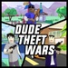 Logotipo Dude Theft Wars Icono de signo