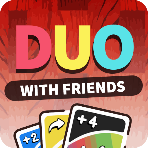 Le logo Duo Com Amigos Jogue Uno Online Icône de signe.