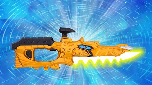 Image 3Dx Dino Blade Fury Blaster Gun Icône de signe.