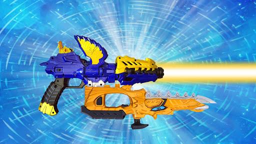 Image 4Dx Dino Blade Fury Blaster Gun Icône de signe.
