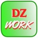 Le logo Dz Work Icône de signe.