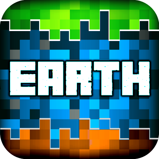 ロゴ Earth Craft 記号アイコン。