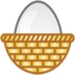 Le logo Egg Toss Icône de signe.